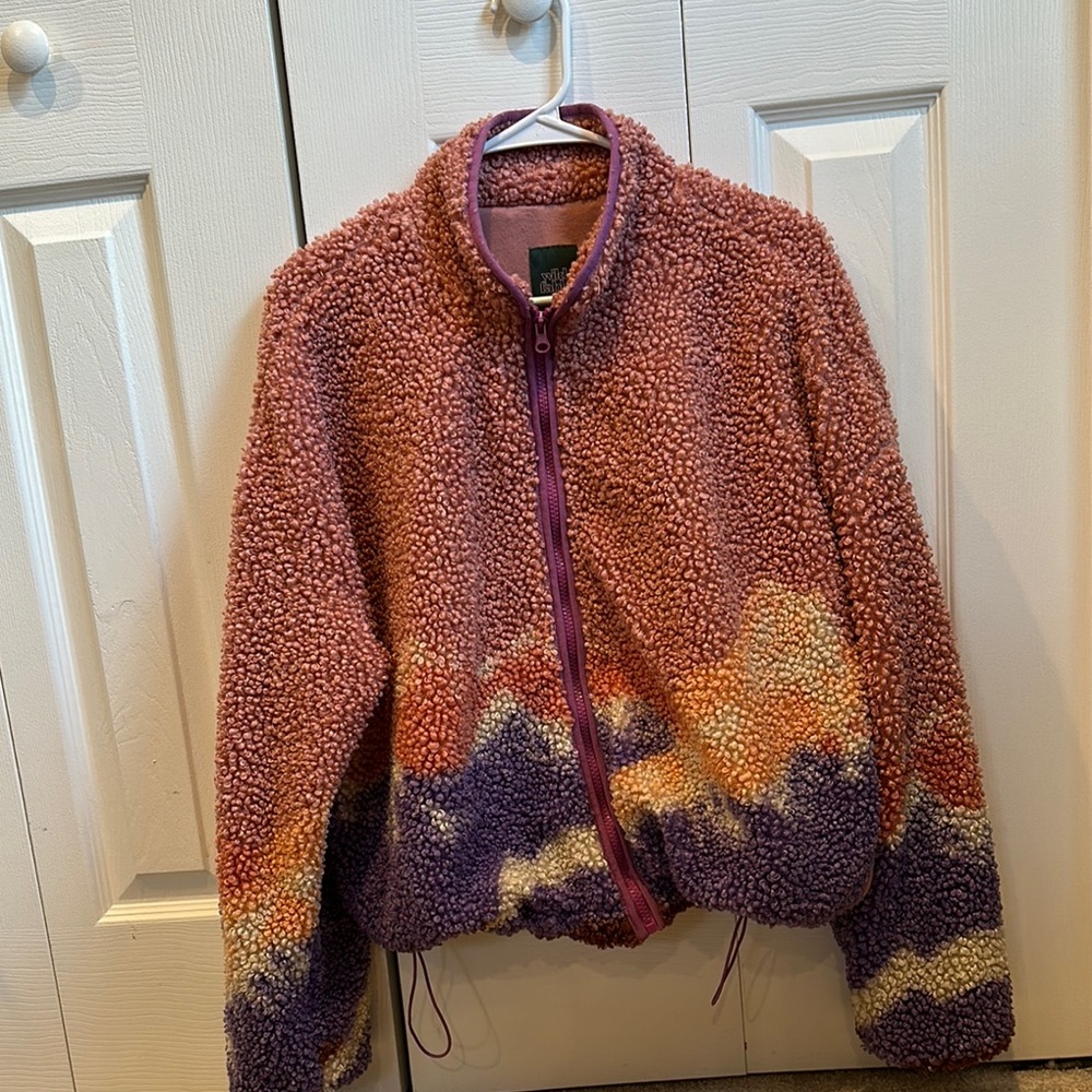 Wild Fable Colorful Sherpa Jacket